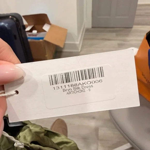 NWT Reformation Bryn Silk Dress - Picture 7 of 9